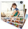 Gatphy 12Pcs Cadre Photo Magnetique Frigo Cadre Photo Magnetique 10x15 cm avec Poche Transparente Cadre Photo Frigo Magnetique Armoires Bureau Casiers Classe pour Photos Paysages Peintures
