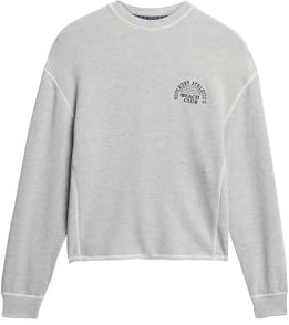 Superdry Damen Athletic Essentials Sweatshirt Grau Meliert 38