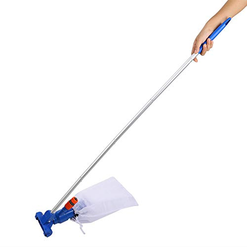 Topyond Professionelles Pool-Reinigungsset, Teichpflege Mit 135 cm Langer Stange, Saugkopf Für Tiefenreinigung, Vakuumkopf Für Pools Und Teiche Für Poolbesitzer