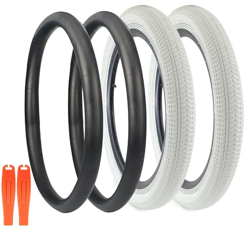 WEEROCK 20 Zoll Fahrradreifen 20 x 2,125 mit Schläuchen, Faltbarer Ersatzreifen, 2er-Pack Fahrradreifen für BMX, MTB, Kinderfahrrad, Dreirad, Cruiser Fahrrad