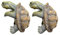 Décoration de bassin - Mini étang - Statue décorative de jardin pour l'extérieur - Tortue - Pot de fleurs à suspendre - Décoration de jardin - Animaux pour balcon, étang de jardin, terrasse - Cadeaux