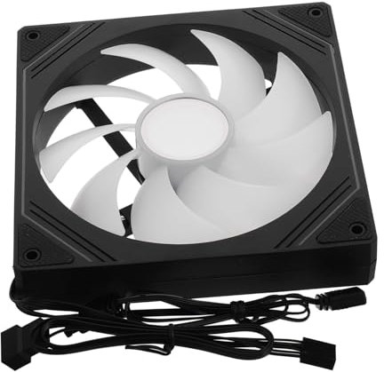 CAXUSD 14cm Case Cooler with Argb Infinity Mirror Light Pc Fans Quiet Cooling for Desktop