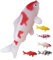HYTROVE 6stücke Koi Fisch Modell Realistische Kunststoff Dekoration Für Aquarien Und Fotografie Als Aquarium Zubehör Langlebig Und Farbenfroh