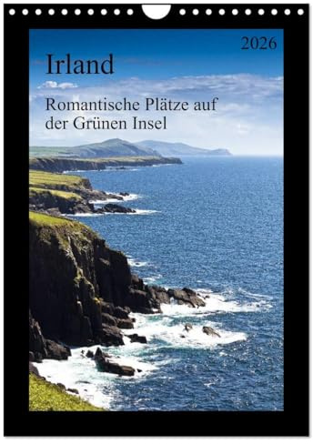 Irland - Romantische Plätze auf der Grünen Insel (Wandkalender 2026 DIN A4 hoch), CALVENDO Monatskalender: Mystik, Schönheit und Sehnsucht erleben! (CALVENDO Natur)