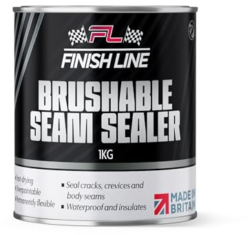 Brushable Seam Sealer, 1kg, Fast-Drying Professional Automotive Sealant for Welds and Joints, Non-Sag Formula