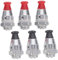 Zerodeko 6 Pièces Soupape pour Autocuiseur Alliage Aluminium Accessoires de Soupape de Décharge Universels Installation Facile Renforcée Compatible Divers Modèles