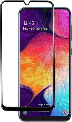 BTH - Panzerglas für Samsung Galaxy A20/A30/A50 - Schutzfolie - Full Cover - Gehärtetes Glas 9H Displayschutzfolie - Case Friendly