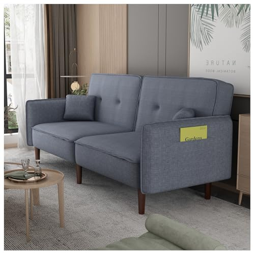 HTI living Funktionssofa Amrei Schlafsofa Gästebett Grau