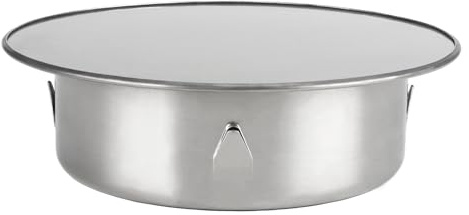 Bouchon pour Tuyau de Poêle en Acier Inoxydable,Bouchon Cheminée Perforé Ø 120mm Ignifuge Bouchon Tuyau de Poele pour Tuyaux Poêle de 120-125 mm
