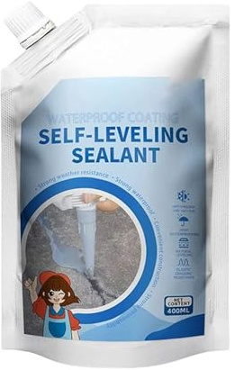 Hitburu Sellador para Grietas de Hormigón - Sellante Resistente a la Intemperie de 400 ml para Aceras,Adhesivo para Nivelación de Juntas de Cemento y Baldosas - Para Asfalto Suelos Paredes