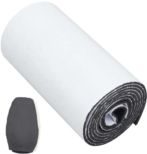 CABODYALS 4 Rolle 4 m Schwarzes Premium Gummiband Für Geräuscharme Sohlen Selbstklebende Schuhsohlen Schutzfolien Breite Gummi Gleitpolster Großpackung Für Damen Und Herrenschuhe Absätze Möbel DIY Ba