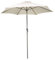 garden mile Grande Inclinación Jardín Paraguas Parasol Sol Sombra.Disponible Negro, Crema O Verde Madera o Marco De Aluminio Manija Mango LUCES LED - 2m CREMA Gato Inclinación Aluminio Parasol