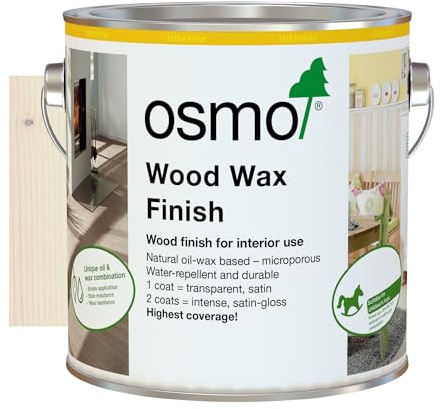 Osmo Wood Wax Finish Transparent 2.5L - White - 3111