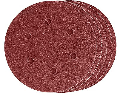 Dekton 5PC Hook and Loop Orbital Sanding Discs 150mm/Extra Coarse - 40 Grit | Ideal for Orbital Sanders | Multi-Surface Use on Wood, Metal, Plaster, Plastics & Paint | Heavy-Duty Sanding Performance
