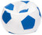Ecopuf Sitzsack Ball - Bean Bag Ball - Sitzsäcke fur Gaming Sack - Zubehör für Fussball Kinderzimmer - Öko-Leder - 65x45cm, Hellblau E10