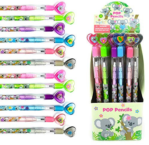 TINYMILLS 24 Stück Koala Multi Point Bleistifte.