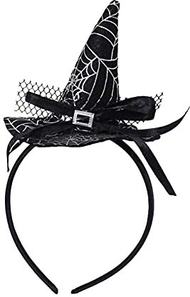 Gusengo Halloween Stirnbänder Hexenhut Stirnband Halloween Haarreifen Haarband Kopfschmuck Halloween Party Haarschmuck Für Kinder Erwachsene Kostümzubehör