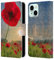 Head Case Designs Officially Licensed Celebrate Life Gallery Red Flower Florals Leather Wallet Case Compatible With Apple iPhone 13 Mini