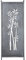 finehomegarden Metall Stele grau Sichtschutz Bambus H165cmxB52cm Windschutz Dekowand Deko / 37789