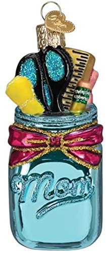 Old World Christmas Homeschooling Mom Glas-Ornament für Weihnachtsbaum