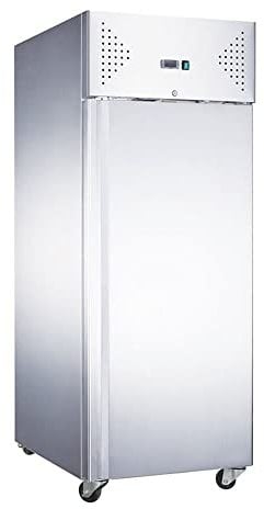 Stalwart DA-R400S Commercial Refrigerator Slimline Upright Cabinet 429 litres Stainless Steel Single Door