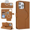 Cavor iPhone 14 Pro Max Case - Magsafe Wallet Case With Card Holders, Flip Leather, [Detachable 2 in 1][Magnetic Closure] - Brown