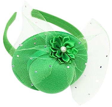 FRCOLOR Grünes Zylinder-stirnband St Patricks Day Dekorationen Stirnbänder St. Patrick Day Stirnband Lustiger Hut Haarband St Patricks Day Kostüm Kind Haarteil Plastik Einzigartig