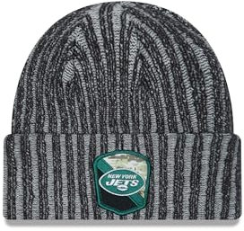 New Era New York Jets NFL Salute to Service 2023 Black Cuff Knit Beanie - One-Size