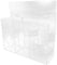 Gatuida Glove Holder Wall Mount: Acrylic Glove Dispenser Box Wall Mask Holder Glove Storage Box Clear Wall Dispenser Mask Organizer Storage Rack with Lid