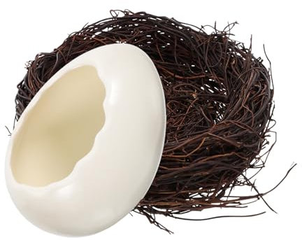 PRETYZOOM Eggshell Bowl Dry Fruit Holder Dessert Bowl Snack Tray Decorative Bowl Egg Bowl for Organizing Food Serving Bowl Broken Egg Food Bowl Desktop Snack Dish Kitchen Bowl Fruit Bowl