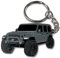 FOUR WHEEL BEAST Jeep Wrangler Schlüsselanhänger – Offiziell lizenziertes Jeep Rubicon Zubehör JL Schlüsselanhänger JKU 2024 2023, Granit, 2 x 1.5