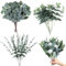BDHYYM 30 Stück Eukalyptus Deko,Eukalyptus Getrocknet,Eukalyptus Künstlich,Eukalyptus Pflanze Künstlich,Eukalyptus Zweige,Getrockneter Eukalyptus,für Hochzeitsdeko Blumenarrangements Heimdekoration
