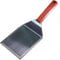 La Cuisine - Spatola extra larga in acciaio inox con manico in legno per barbecue, piastra superiore piatta, per pancake, smash, hamburger, hamburger, resistente, 12,7 x 15,2 cm, in acciaio inox, peso