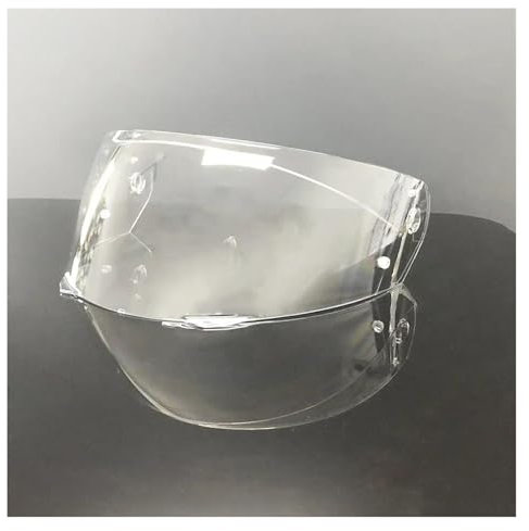 Motorrad Helmvisierlinse, HJ-33 i90 Helmvisierlinse Motorrad-Integralhelmvisierlinse Ersatzlinse for HJC i90 Hj33(Blau)(Clear)