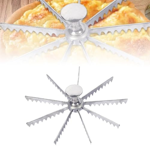 Coupe-tarte complet, marqueur de tarte 5/6/7/8/9/10/12 parts en alliage d'aluminium, diviseur de portions pour tarte, insert pour moule à tarte, séparateur de tarte, outils de cuisson pour fêtes