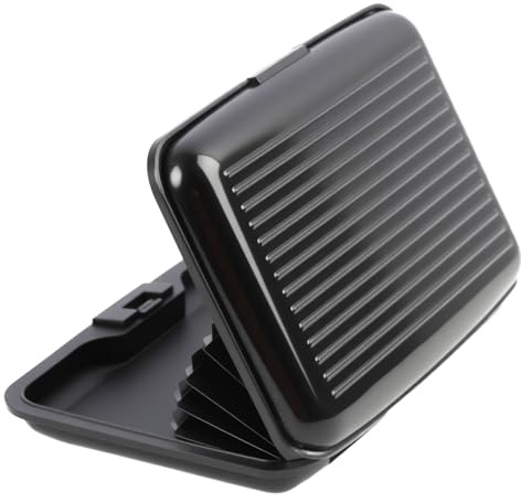 HLziy Étui à Cartes en Aluminium, Housse de Crédit avec Protection RFID, Étui NFC & RFID, Blocage RFID, Porte-Cartes Étanche, Protège Vos Cartes Bancaires Contre la Lecture Non Autorisée