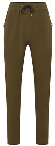 Trakker Core Joggers Large | Carp Fishing Joggers Perfect for Layering Up | Zip Pockets with Finger Pullers | Comfort Fit Stretch Fabric | Brushed Fleece Interior | Straight Leg | Code 207437 Green