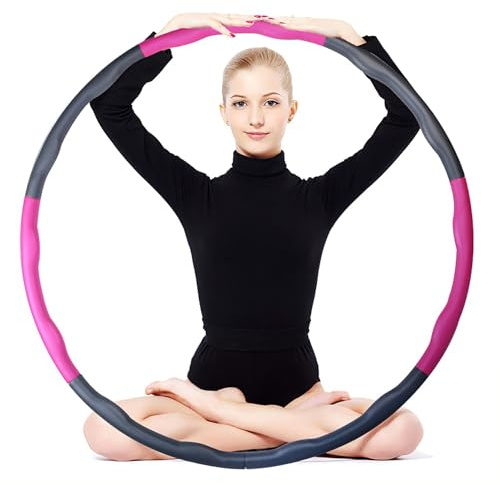 Ai-Yong Heng Premium Hula Hoop Reifen für Kinder & Schlanke Erwachsene | 650g Fitnessreifen ab 8–15 Jahren | Zerlegbarer Gymnastikreifen für Zuhause, Schule & Freizeittraining