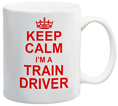 Dynamite Gifts Keep Calm I'm A Train Driver Red Mug Gift Present