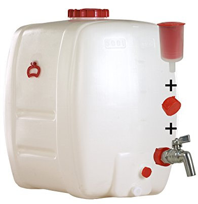 Graf Getränkefass Oval 500 Liter mit Messing Auslaufhahn 3/4 und Gärspund
