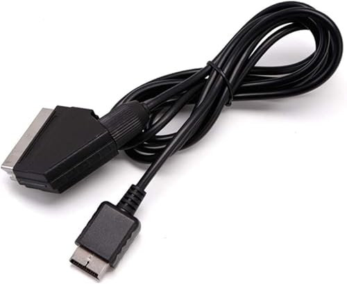 CHILDMORY 1.8m 6Ft RGB SCART Câble Câble TV AV pour Playstation PS2 PS3 Slim Line Console