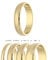 Treuheld® Ring aus 925 Sterling Silber - Gold - Ringgröße 55 - Breite 2mm - Damen & Herren - glänzend - Freundschaftsring Verlobungsring Ehering