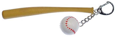 Miniblings 2er Baseball Schlüsselanhänger Ballsport Ball Bälle Sport - Handmade Modeschmuck I I Anhänger Schlüsselring Schlüsselband Keyring