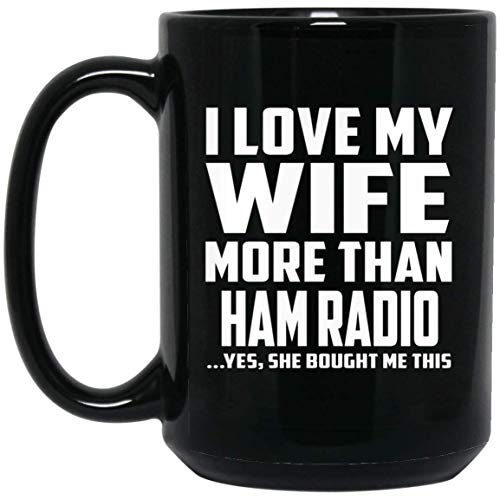 Designsify 15oz Black Coffee Mug Ceramic Tea-Cup Drinkware with Handle