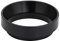 Kaffee Dosierring, 58mm Aluminium Universal Kaffee Dosierring Trichter Ersatz Kaffeemaschine Zubehör (Schwarz)