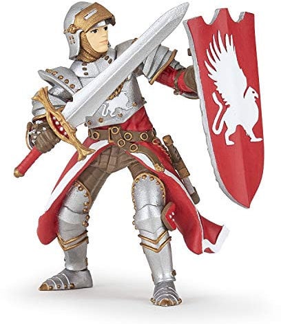 Papo - Greifenritter - Fantastische mittelalterliche Figur - 3 Jahre alt - Fantastic & Medieval Collection - REGT die Fantasie und Kreativität an - Handbemalt - 7 x 5 x 8 cm - Tolle Geschenkidee