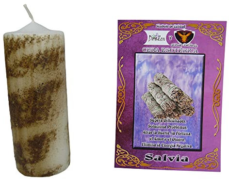 DORAZEN Velón Herbóreo Salvia - Ritual místico de Limpieza y purificación - Las Velas de Mariano