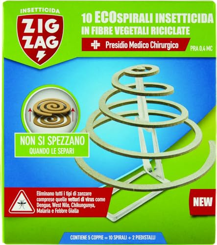 ZIG ZAG - 10 ECOSPIRALI INSETTIC - 10 PZ