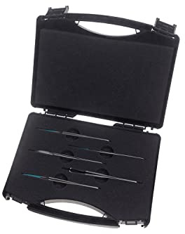 Weller Erem 3500TP Premium Präzisionspinzette Set mit Abgestumpften Schneiden, 5 Teiliges