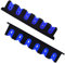 SAVITA 1 Paar Angelrutenhalter Wand, Horizontal Angelrute Halterung Boot Aufbewahrung von 6 Stangen Rutenhalter Angeln für Wand Garage Boot